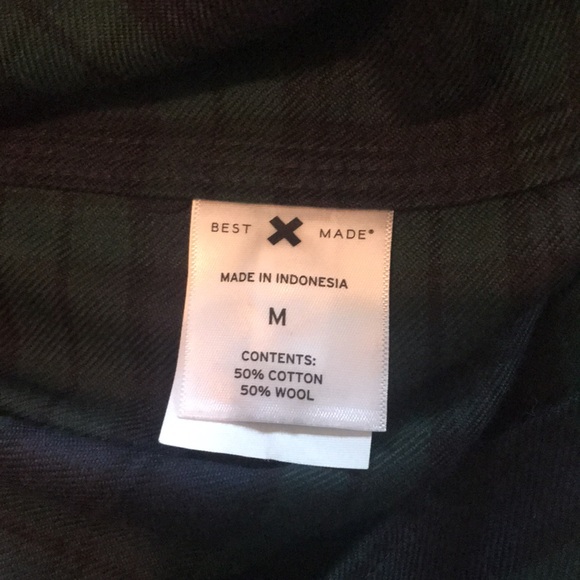 Duluth Trading Co. - Best Made Cotton Wool Blend Blackwatch Plaid Shirt - Picture 11 of 11